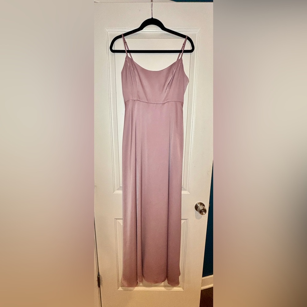 Mauve/Pale Pink Bridesmaid Dress